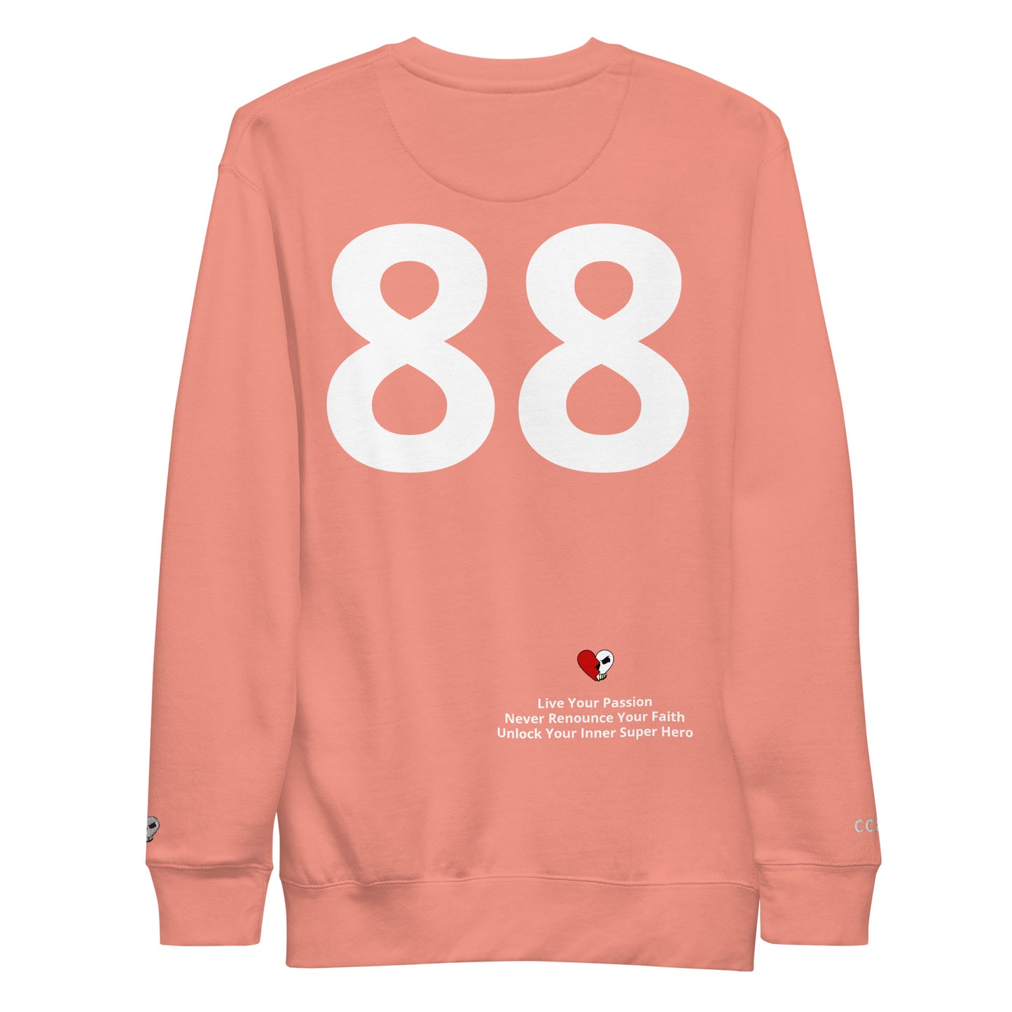 CC88 *World Travelers'* Premium Sweatshirt (Dusty Rose)