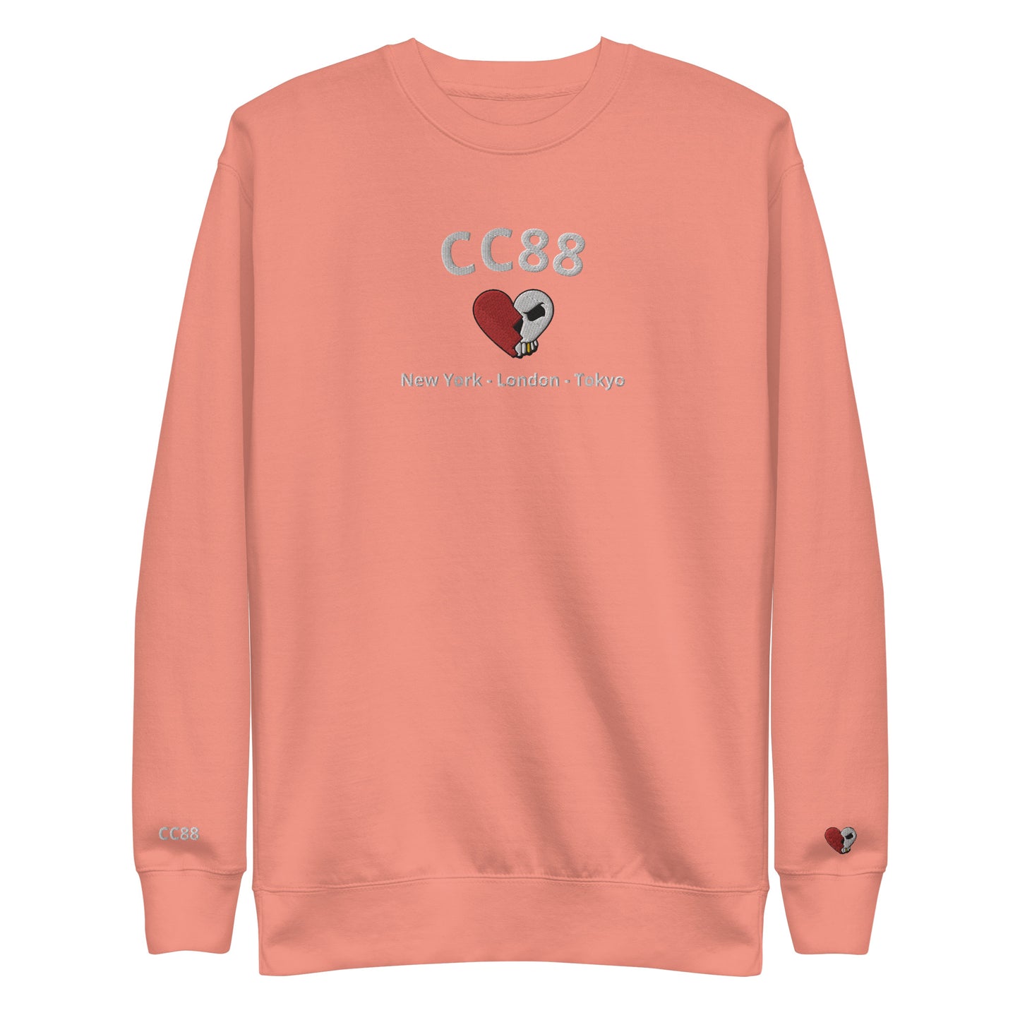 CC88 *World Travelers'* Premium Sweatshirt (Dusty Rose)