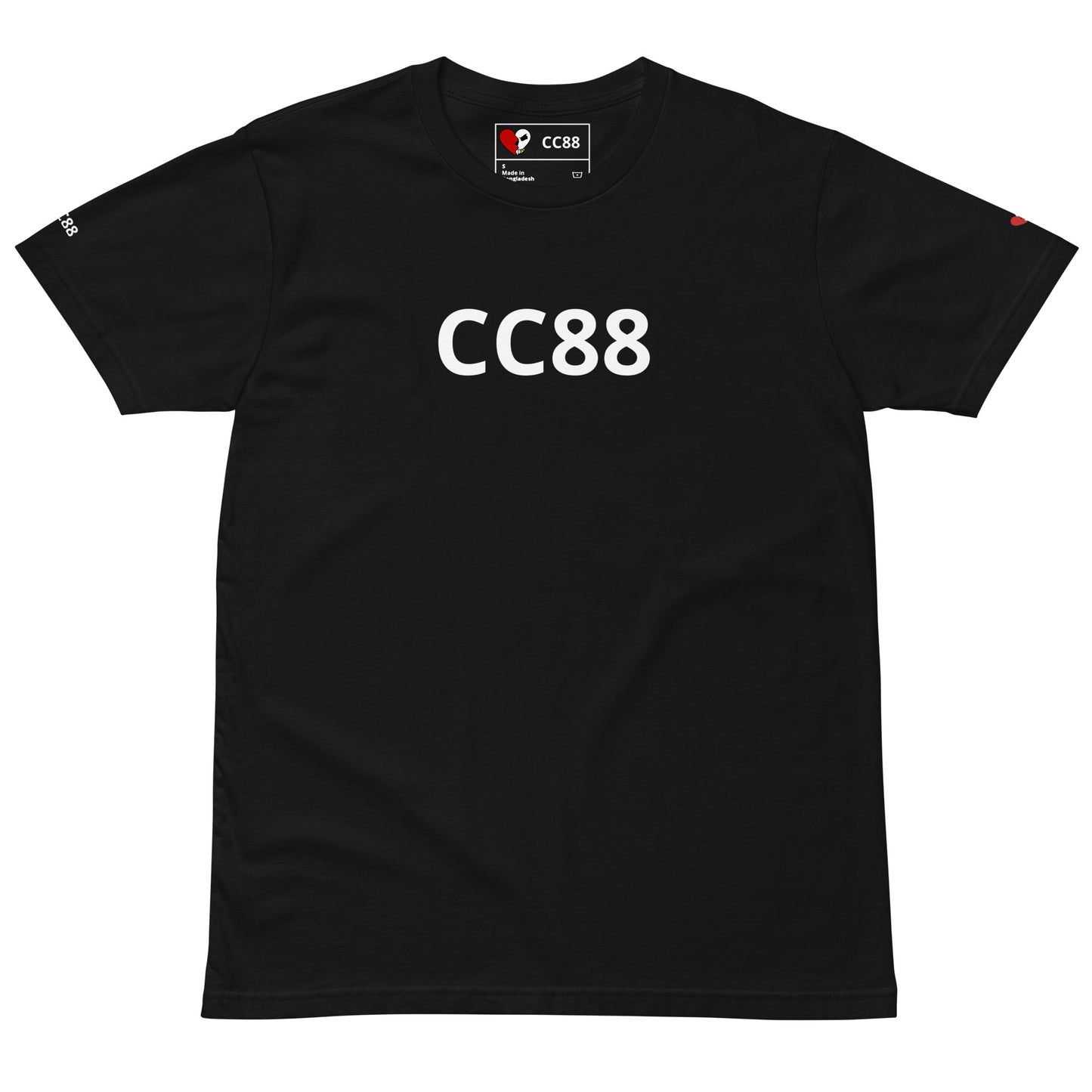 CC88 V524X Unisex Premium T-shirt Black